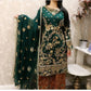 Emerald Three piece suit - Selina Habibti Attire